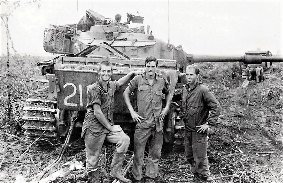 Ray Collins, centre, with John Whitehead and Brian Sullivan.