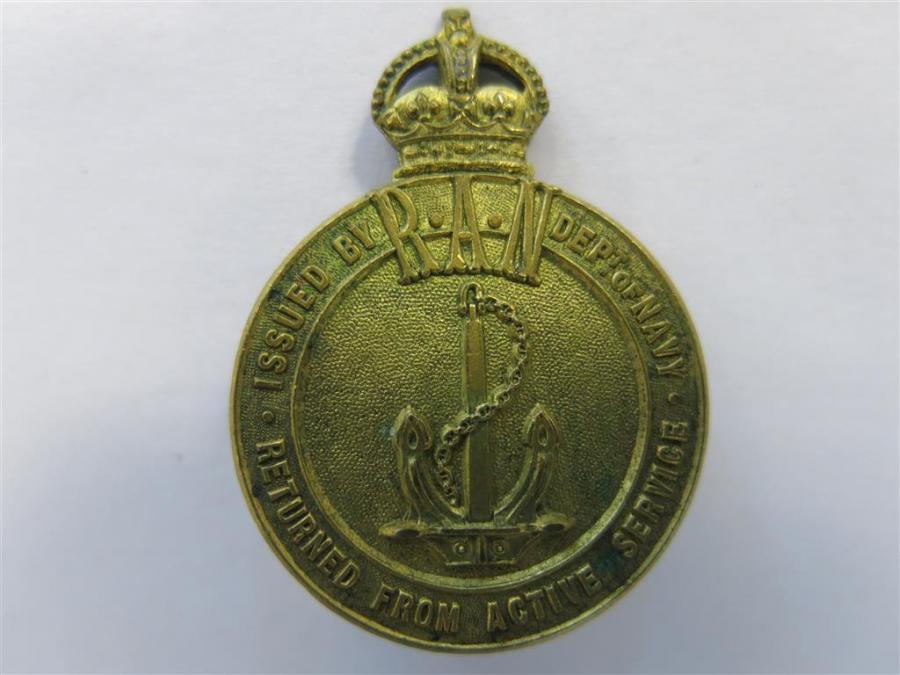 Discharged Returned Sailors Badge REL/05182