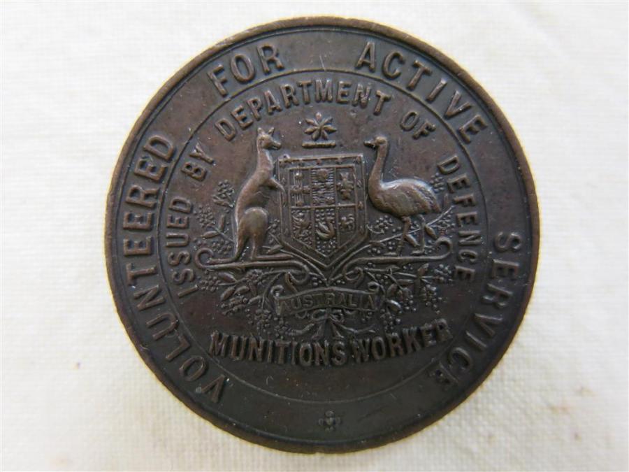 Munitions Worker Badge REL/21893