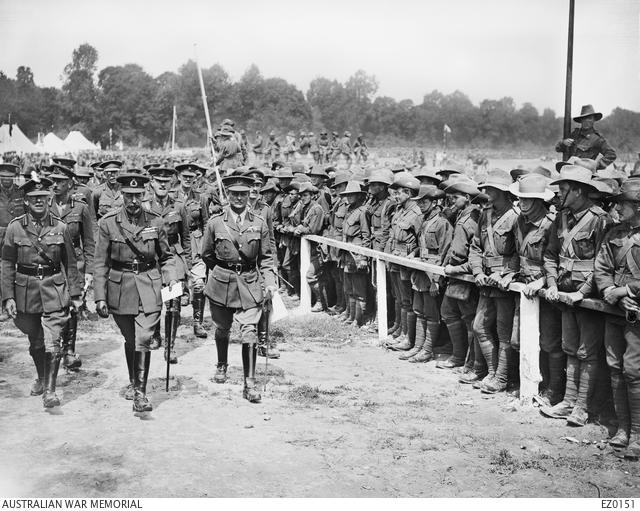 King George raises troop morale