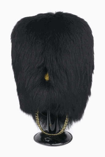 Black bearskin headdress 4th Battalion Royal Fusiliers