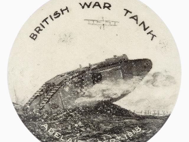 Fundraising badge - British War Tank