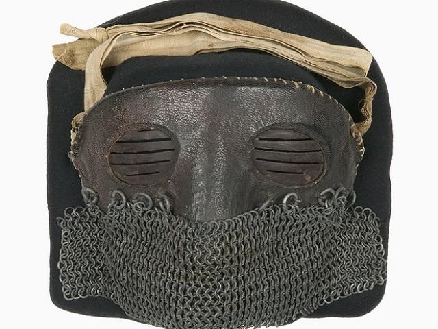 Tank crewmans protective face mask 