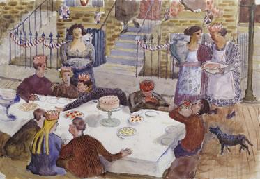 V.E. Day Street Party, 1945