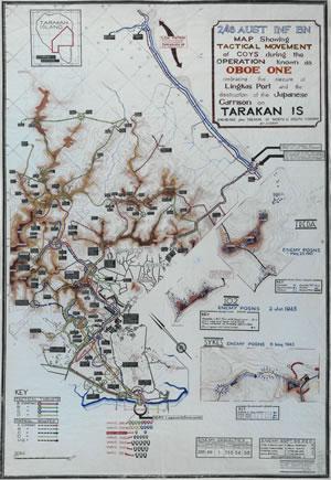 This highly detailed map, produced by Private Edward Webb