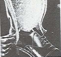 Image showing how the boots would be cut down to turn them into shoes.