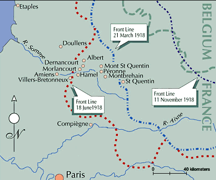 Map adapted from DVA publication Beaucoup Australiens ici.