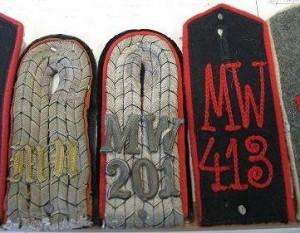 RELAWM15049.004 : Shoulder boards and strap for Minen-Werfer [Trench Mortar] units.