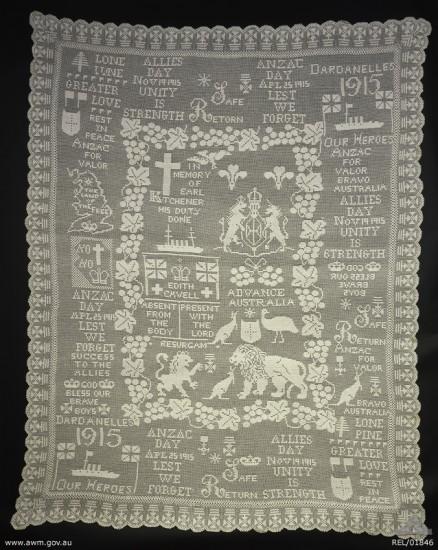 REL/01846 : Bedspread made by Mrs Mary Griffith