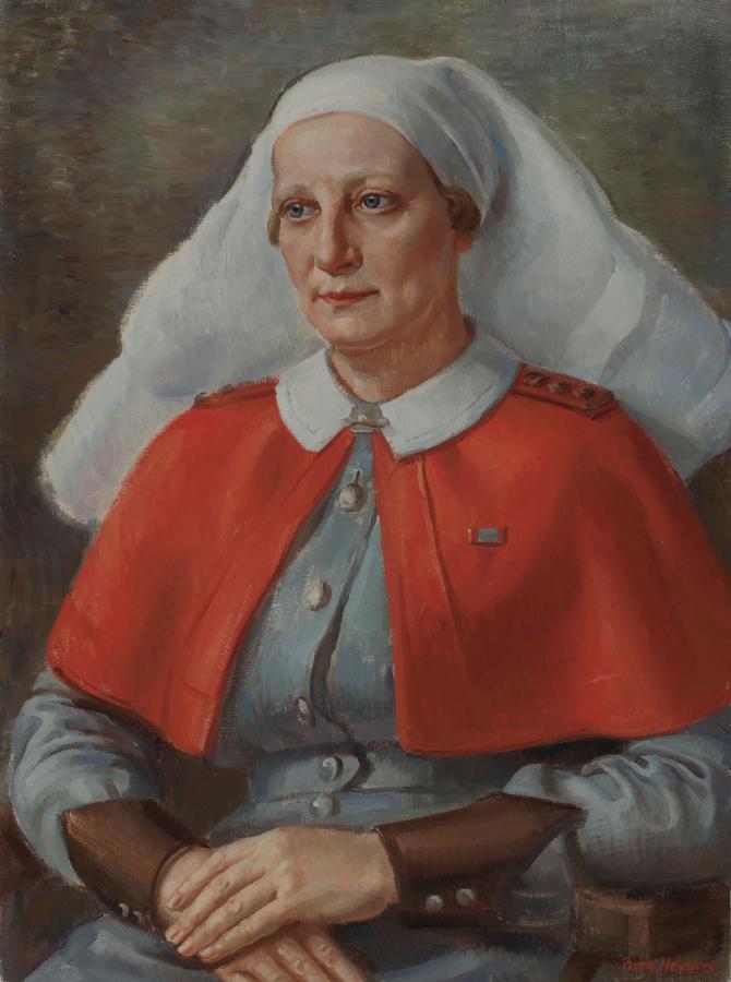 Portrait of Colonel Annie Sage, Matron in Chief AANS
