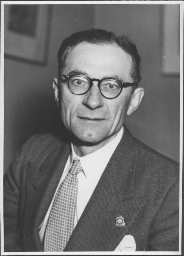 Charles Anderson in Canberra after being elected as a member of the Federal Parliament in 1949