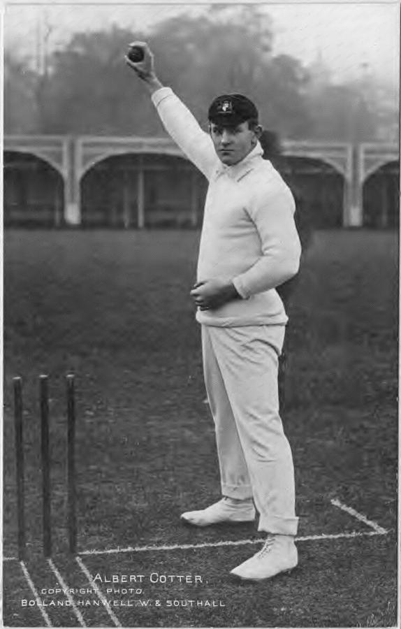Tibby Cotter was a fearsome bowler.
