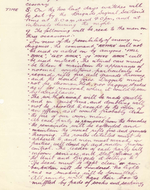 7th Battalion war diary, December 1915