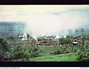 During the wait, fire support was provided by Australian and US helicopters, US jets, and naval gunfire from HMAS Vendetta. US and Australian artillery batteries also fired on the Long Hais from the Horseshoe feature near Dat Do. But D445 Battalion escaped after the Australians withdrew. Those on the ground were frustrated that an opportunity to deal with an old foe had been lost. Photo: Tony Blake.