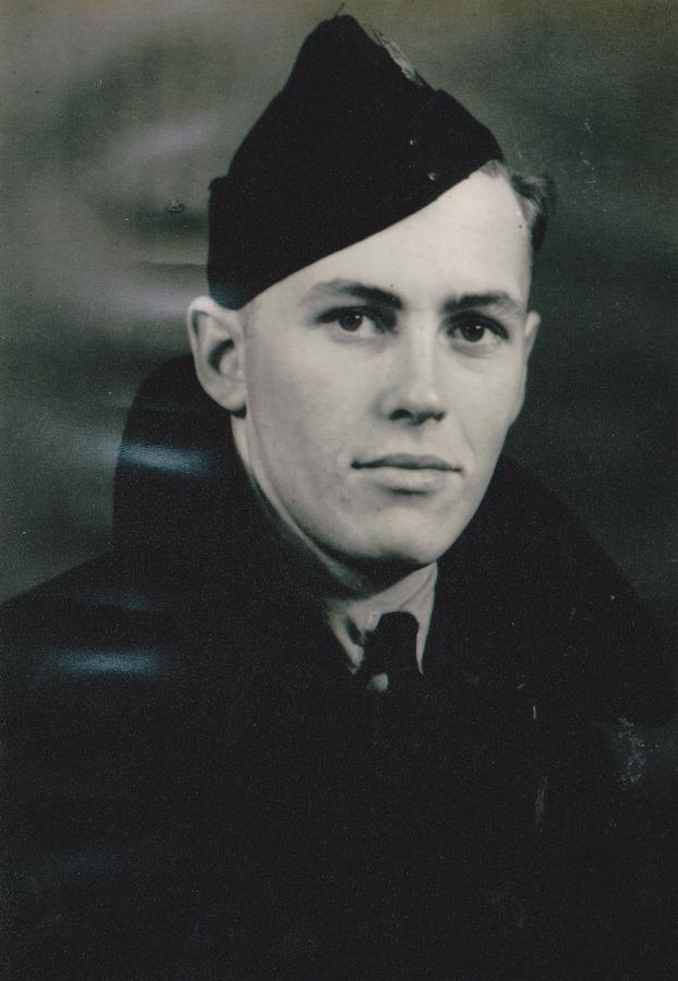 Jim Cronk in his air force uniform