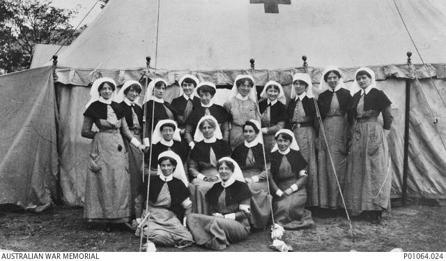 Nurses during the First World War
