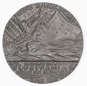 The sinking of the Lusitania