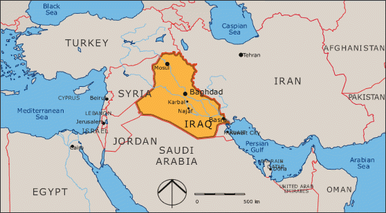 Iraq map