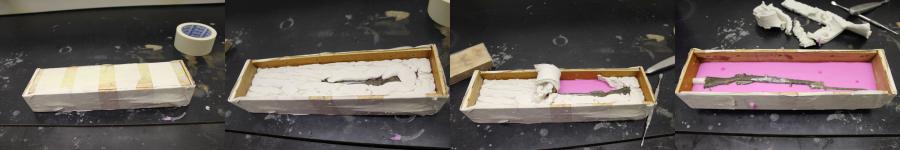 removing modelling clay