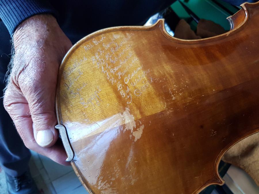 Bob Semple's violin