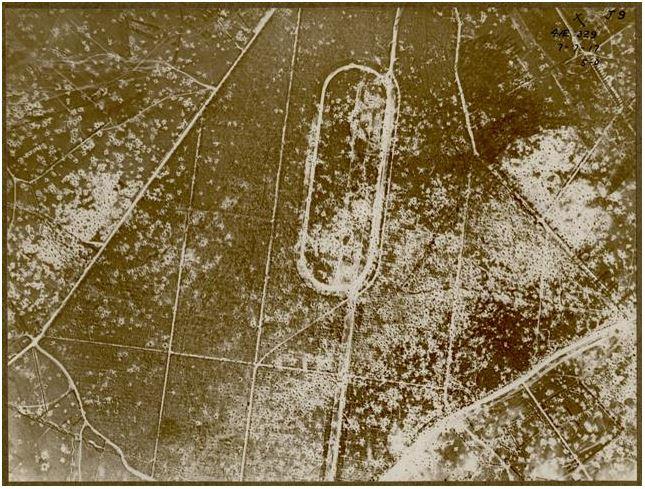 Aerial photo of Polygon Wood race track 