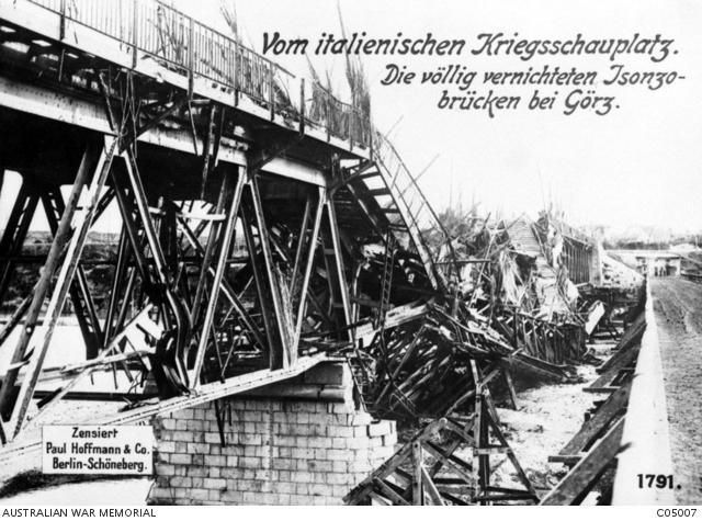 Damaged bridge