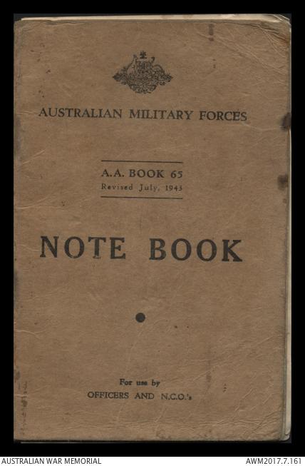 Jack Tredrea's notebooks