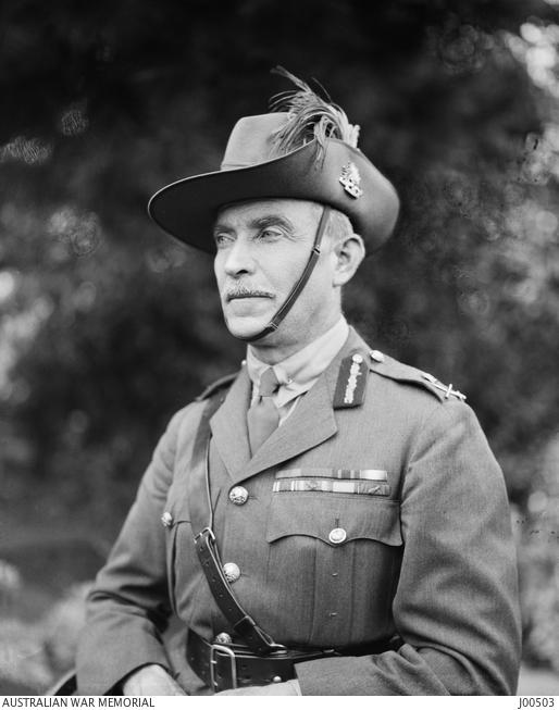 Portrait of General Sir Harry Chauvel in March 1923.