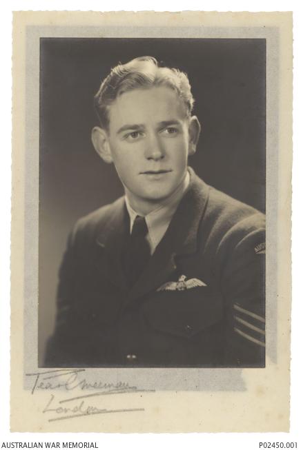 Studio portrait of Flight Sergeant John Freeth