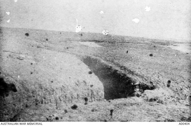 Trenches at Tel-es-Saba