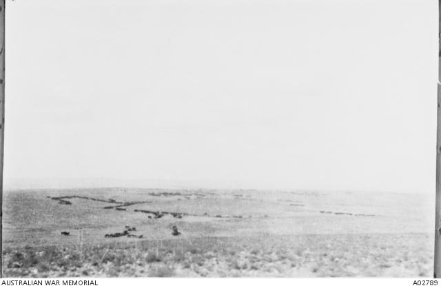 4th LH Regiment moving into action at the battle of Beersheba