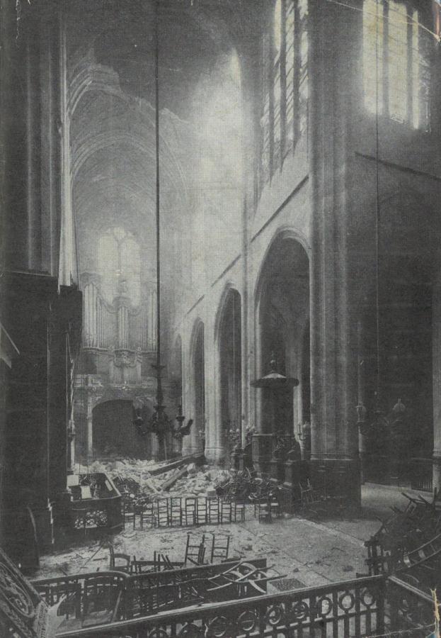 The interior of the Church of St Gervais