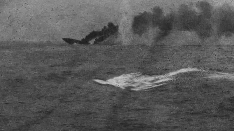 the last moments of HMS Indefatigable