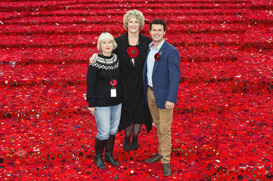 Margaret Knight, Lynn Berry and Phillip Johnson