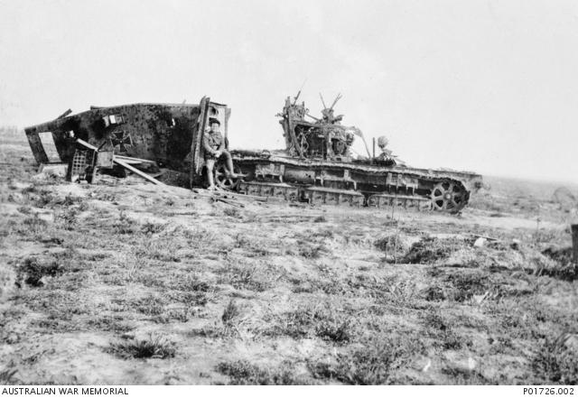 Damaged tank