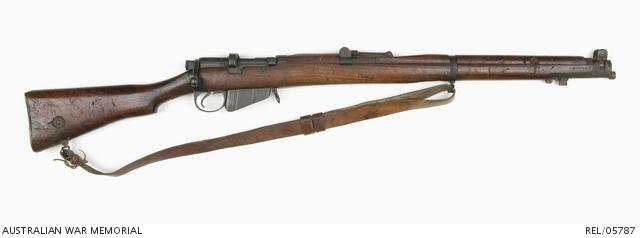 Robert Tuff’s Short Magazine Lee-Enfield No 1 Mk III used on 21 March 1917.