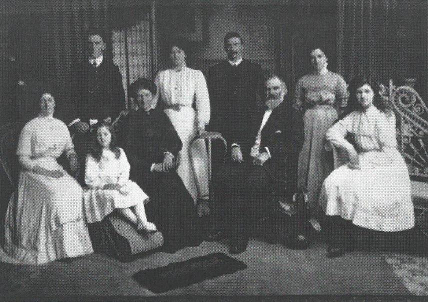Theodore Willard Wright and his family