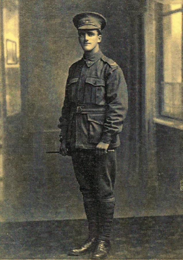 Theodore Willard Wright in his army uniform