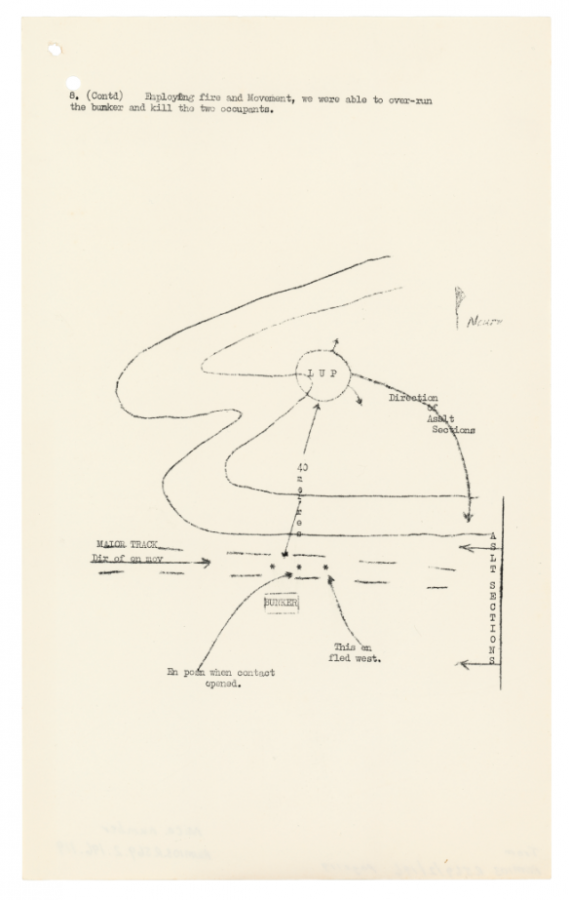 This report document refers to a contact Mick Storen had been involved in on 15 July 1969. Page 2