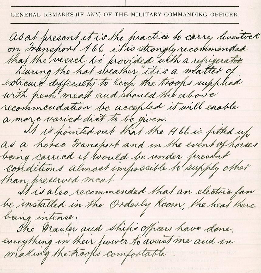 Hand written letter