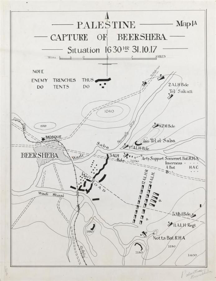 Beersheba Situation Map 