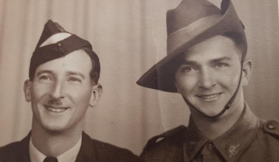 Ian and his brother Keith.