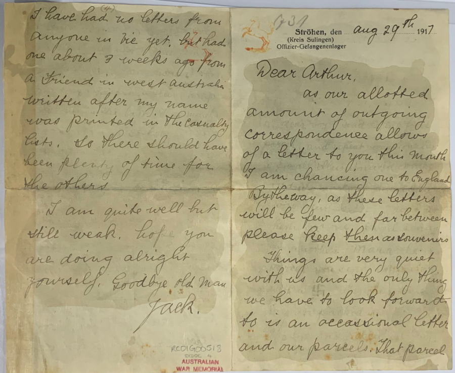 Mott&#039;s letter to his brother