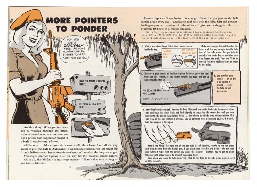 Manual for the M16A1 Assault Rifle was produced for the US Army