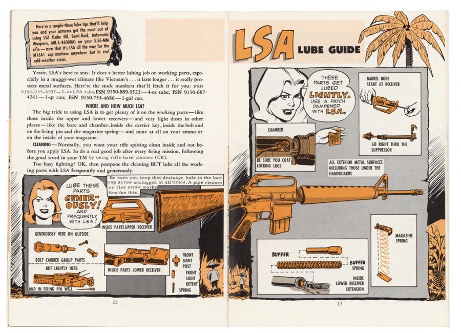 Manual for the M16A1 Assault Rifle was produced for the US Army