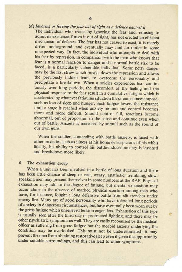 Page 6. Australian War Memorial, Published Collections, 355.3450941 P974