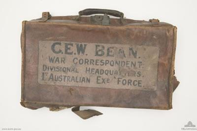 Charles Bean's briefcase