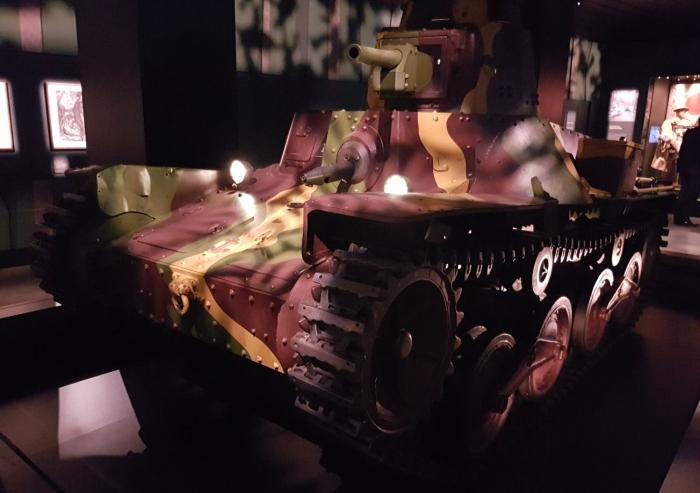 The Japanese Type 95 Ha-Go Light Tank.