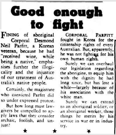 The Argus, 22 January 1953.