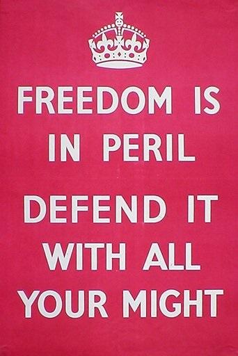 Freedom is in Peril Freedom is in Peril